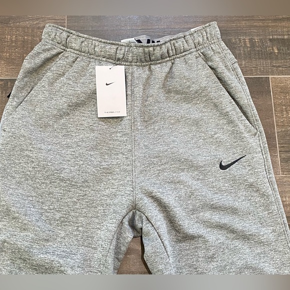 NEW Nike Therma Men's Small Tall Therma-FIT Open Hem Fitness Pants - Gray - Picture 8 of 12
